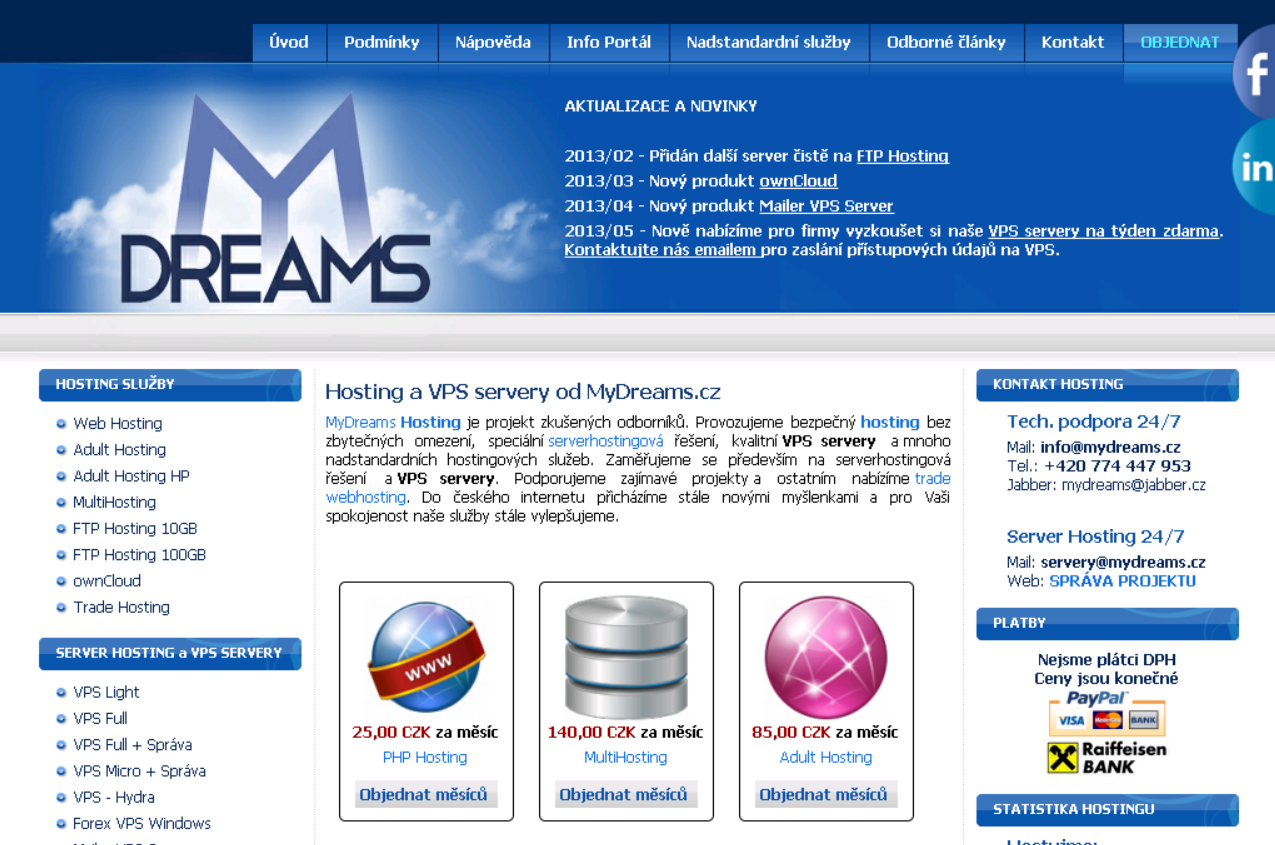 mydreams VPS